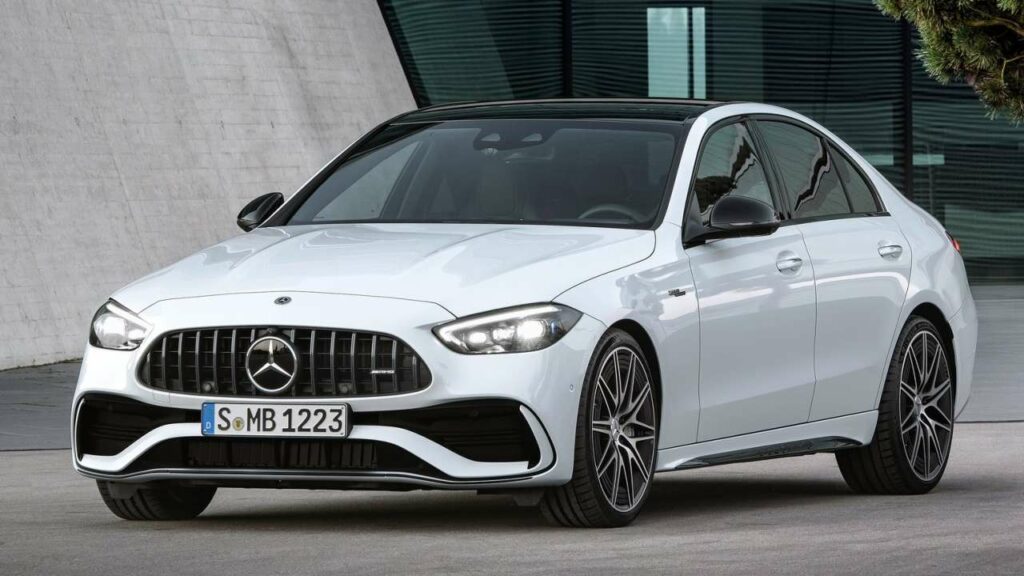 Mercedes-Benz-C-AMG-2023-ground-points-fire